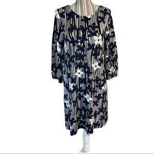 Ann Taylor Abstract Floral Dress